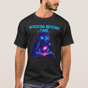 Cyber Owl: wijsheid voorbij de tijd T-shirt