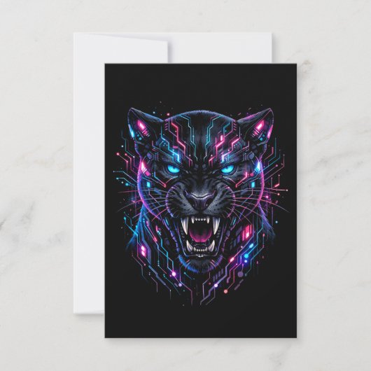 Cyber Panter Bedankkaart (Voorkant)