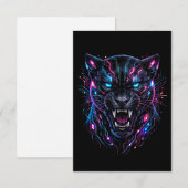 Cyber Panter Bedankkaart (Voorkant / Achterkant)