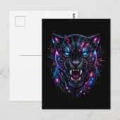 Cyber Panter Briefkaart (Voorkant / Achterkant)