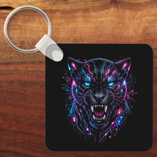 Cyber Panter Sleutelhanger (Voorkant)