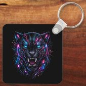 Cyber Panter Sleutelhanger (Achterkant)