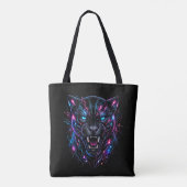 Cyber Panter Tote Bag (Achterkant)