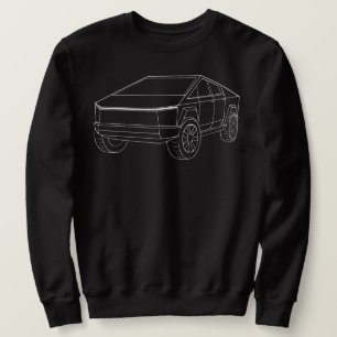 Cyber Pick-Up Truck Silhouette Unisex cyber truck Trui