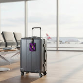 Cyber Plaid Bagagelabel