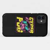 Cyber Pug | Cool Pug Dog Case-Mate iPhone Case (Achterkant (horizontaal))