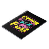 Cyber Pug | Cool Pug Dog Notitieboek (Linkerzijde)