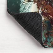 Cyber Punk Angel_Digitale Kunst Muismat (Hoek)