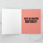 CYBER PUNK BIRTHDAY-WENSKAARTEN KAART (Binnen)