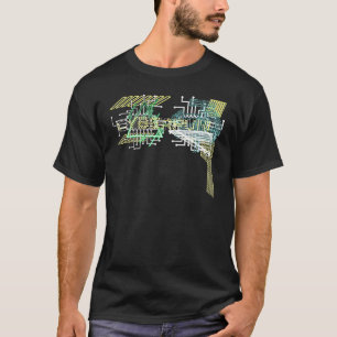 Cyber Punk Cyberpunk Trippy Acid Glitch Retro Futu T-shirt