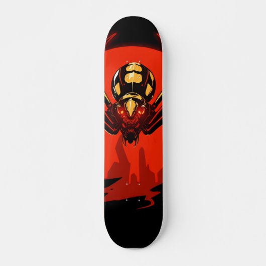 cyber-punk spin persoonlijk skateboard (Voorkant)