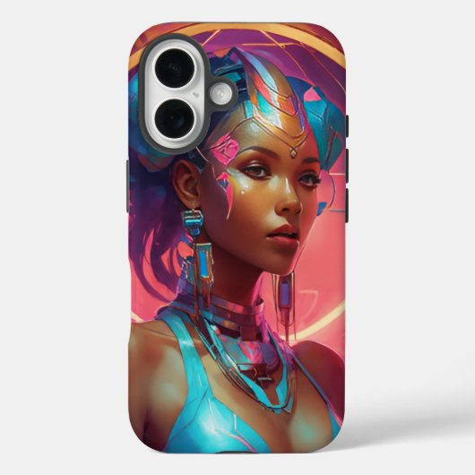 Cyber Queen Case-Mate iPhone Case (Achterkant)