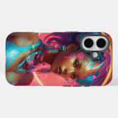 Cyber Queen Case-Mate iPhone Case (Achterkant (horizontaal))