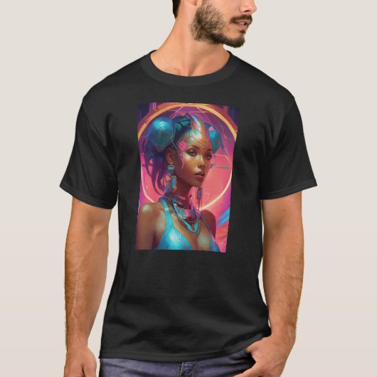 Cyber Queen T-shirt (Voorkant)