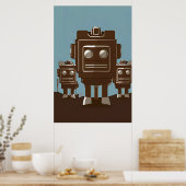 Cyber Radio Rodeo Patrol Ken Gage Sci-Fi Poster (Keuken)