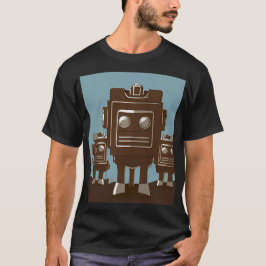 Cyber Radio Rodeo Patrol Ken Gage Sciencefiction T-shirt