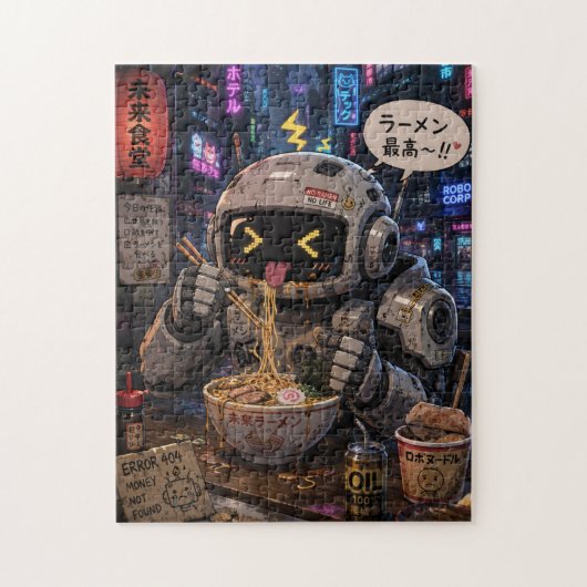 Cyber Ramen Bot Legpuzzel (Verticaal)