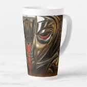 Cyber Relik Metalen Kunst Latte Mok (Rechterhoek)
