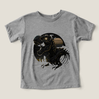 Cyber Rex Neon Skelet Vintage T-Shirt