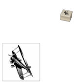 Cyber Rode Popcorn Anime Doppeldecker vliegt te mi Rubberstempel (Gestempeld)