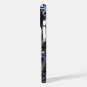 Cyber Romantische Glitch Kant Phone Case (Achterkant / Links)