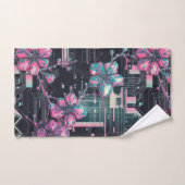 Cyber Sakura Skyline Handdoek (Handdoek)