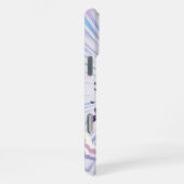 Cyber Samurai Anime Jongen Vaporwave Krijger Kunst iPhone Hoesje (Rechterkant)