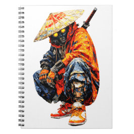 Cyber Samurai Paletmes Oranje Notitieboek