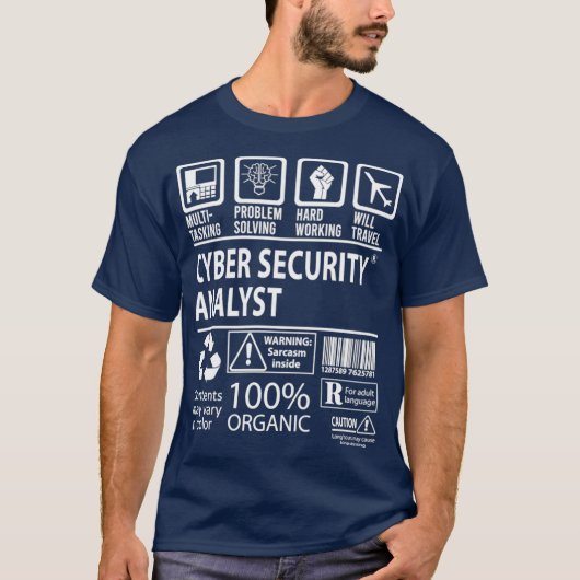 Cyber Security Analyst Cyber Security Analyst T T-shirt (Voorkant)