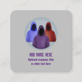 Cyber Security Analyst - Geëerd hacker Vierkante Visitekaartje (Voorkant)