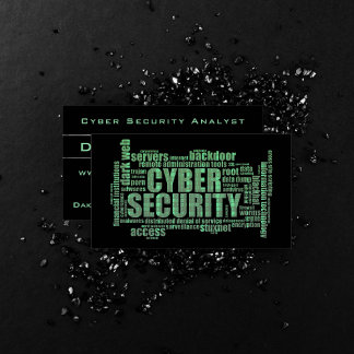 Cyber Security Analyst Professional Binary Green Visitekaartje