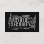Cyber Security Analyst Professional Smoky Grey Visitekaartje (Voorkant)