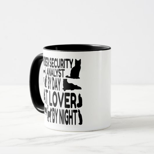 Cyber Security Analyst verliest katten Mok (Voorkant links)