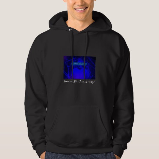 Cyber Security Blue Team klaar Hoodie (Voorkant)