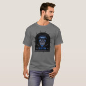 Cyber Security Blue Team Lone Guardian Unisex T-shirt (Voorkant volledig)