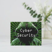 Cyber Security Business Briefkaart (Staand voorkant)