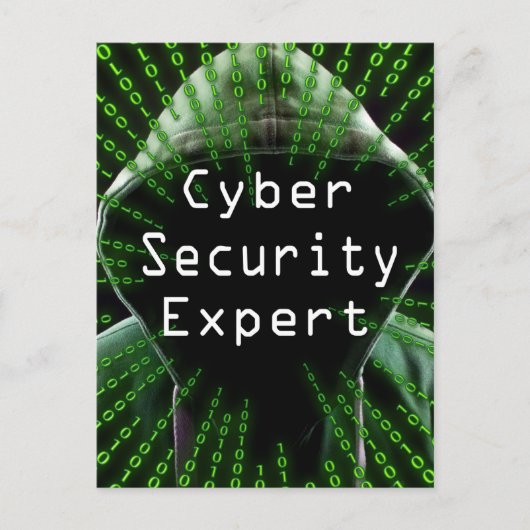 Cyber Security Business Expert Briefkaart (Voorkant)