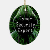 Cyber Security Business Expert Keramisch Ornament (Rechts)
