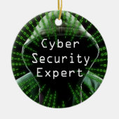 Cyber Security Business Expert Keramisch Ornament (Voorkant)