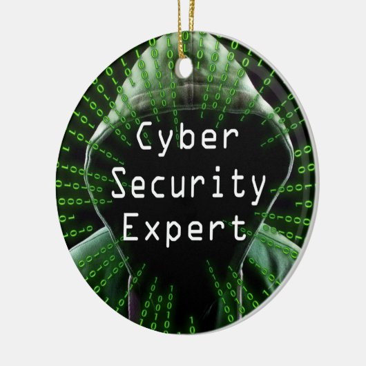 Cyber Security Business Expert Keramisch Ornament (Links)