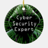 Cyber Security Business Expert Keramisch Ornament (Achterkant)