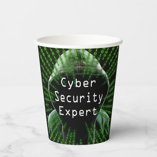 Cyber Security Business Expert Papieren Bekers (Achterkant)