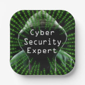 Cyber Security Business Expert Papieren Bordje (Voorkant)