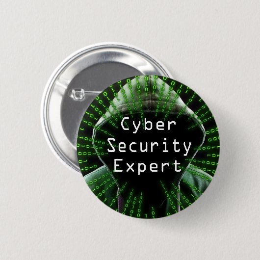 Cyber Security Business Expert Ronde Button 5,7 Cm (Voorkant /achterkant)