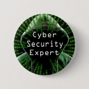 Cyber Security Business Expert Ronde Button 5,7 Cm