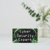 Cyber Security Business Expert Visitekaartje (Staand voorkant)