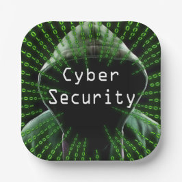 Cyber Security Business Papieren Bordje