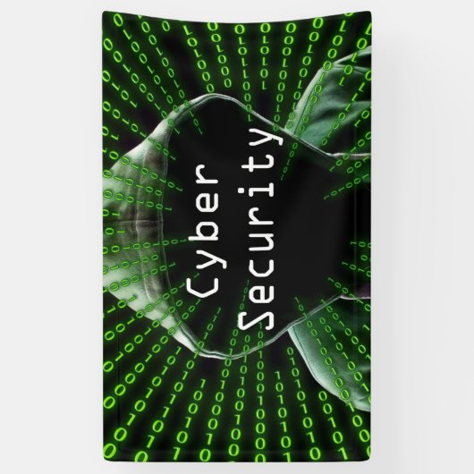 Cyber Security Business Spandoek (Verticaal)