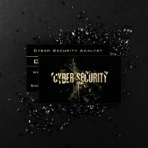 Cyber Security Data Internet Analyst Modern Gold