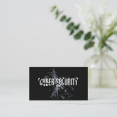 Cyber Security Data Modern Professional Minimalist Visitekaartje (Staand voorkant)